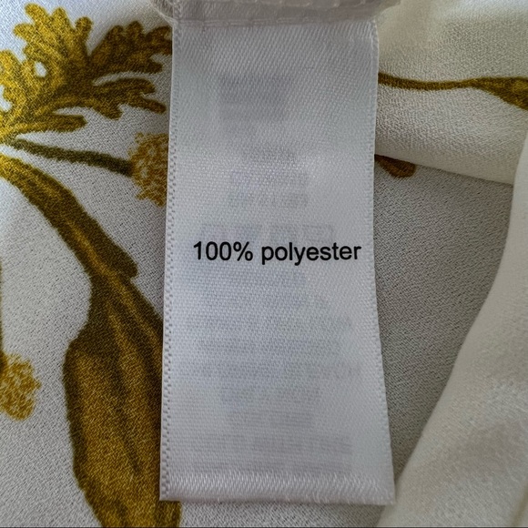 NWT Maurices Blue and Gold Floral Tank Top Blouse - Picture 10 of 11